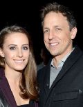 Seth Meyers and Alexi Ashe