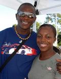 Veronica Campbell-Brown and Omar Brown
