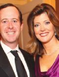 Norah O'Donnell and Geoff Tracy