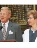 Lou Holtz and Beth Barcus