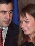 Sandra Roelofs and Mikheil Saakashvili