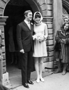 audrey hepburn 1969 andrea dotti wedding celebrity dresses weddings second marriage corbett fashion dress style matching her bride harry list
