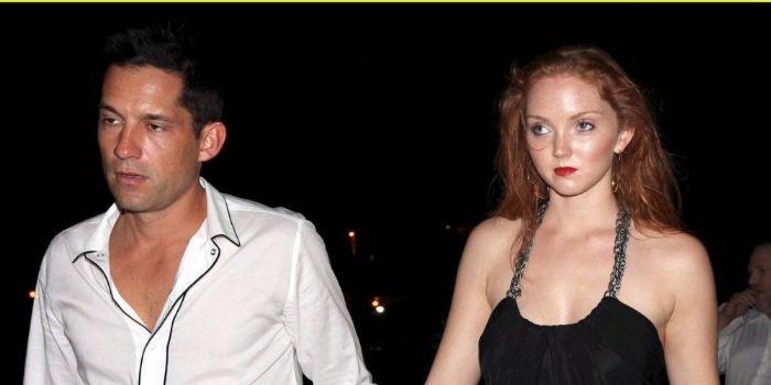 Lily Cole and Enrique Murciano