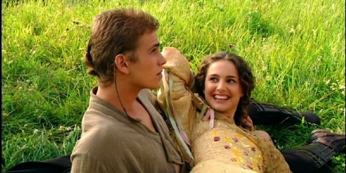 Natalie Portman and Hayden Christensen