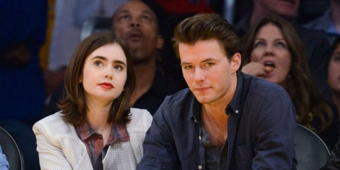 Lily Collins and Thomas Cocquerel