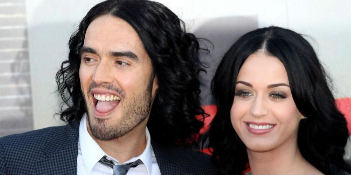 Katy Perry and Russell Brand