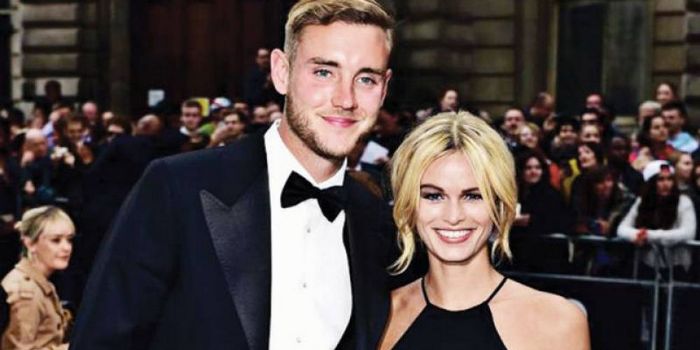 Stuart Broad and Mollie King