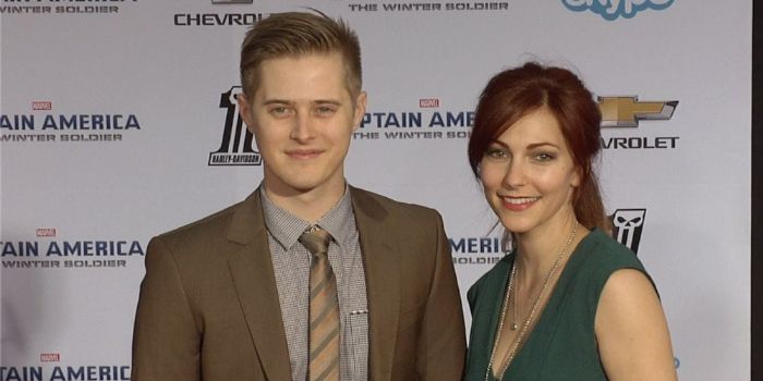 Lucas Grabeel and Emily Morris