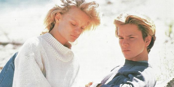 River Phoenix and Martha Plimpton