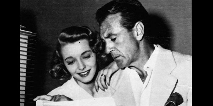 Patricia Neal and Gary Cooper