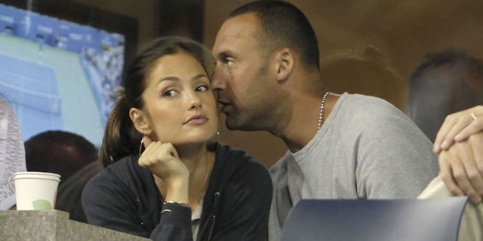 Derek Jeter and Minka Kelly