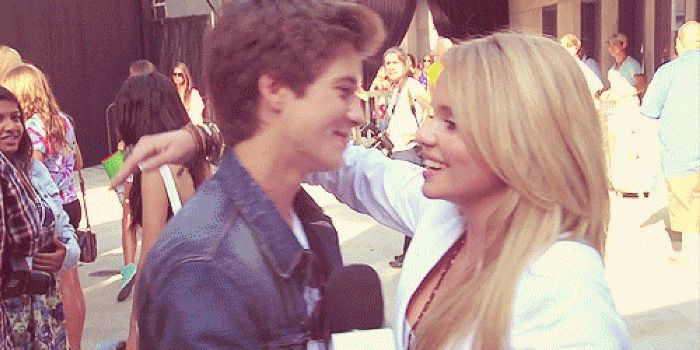 Billy Unger and Alli Simpson