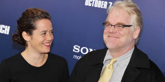 Mimi O'Donnell and Philip Seymour Hoffman