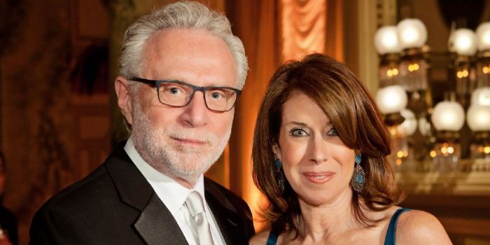 Wolf Blitzer and Lynn Greenfield