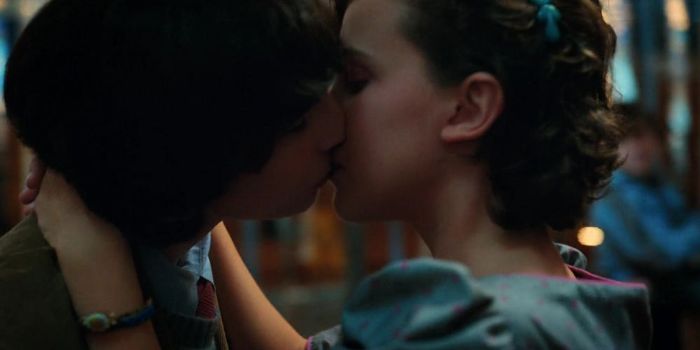 Finn Wolfhard and Millie Bobby Brown