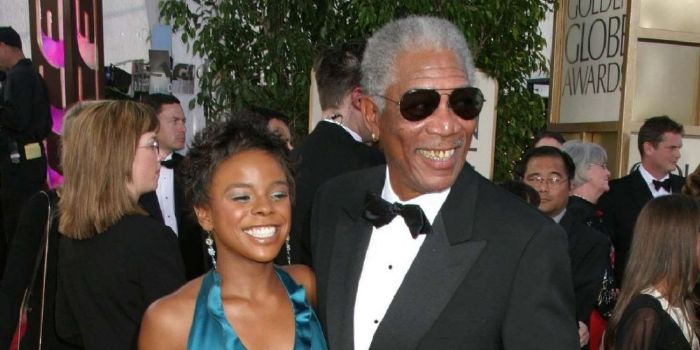 Morgan Freeman and E'dena Hines