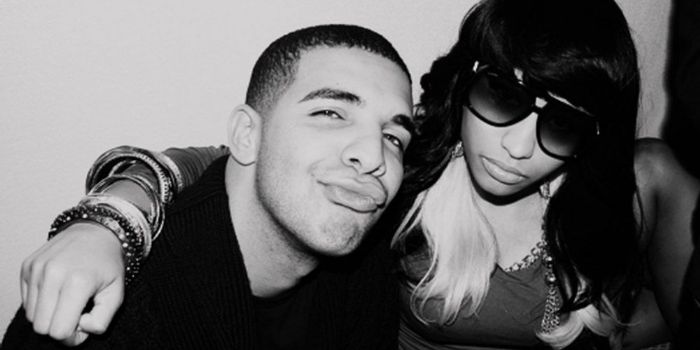 Aubrey Graham and Nicki Minaj