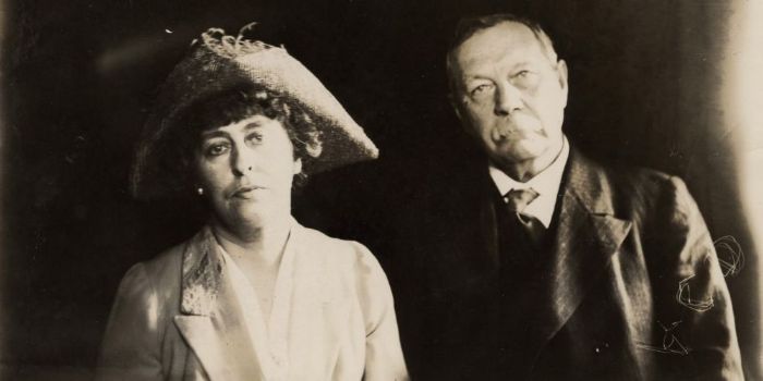 Arthur Conan Doyle and Jean Leckie