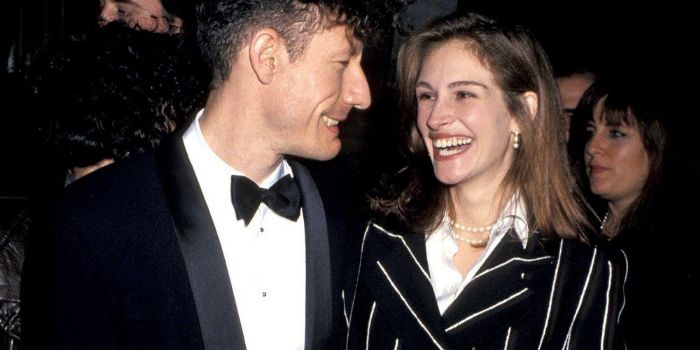 Julia Roberts and Lyle Lovett