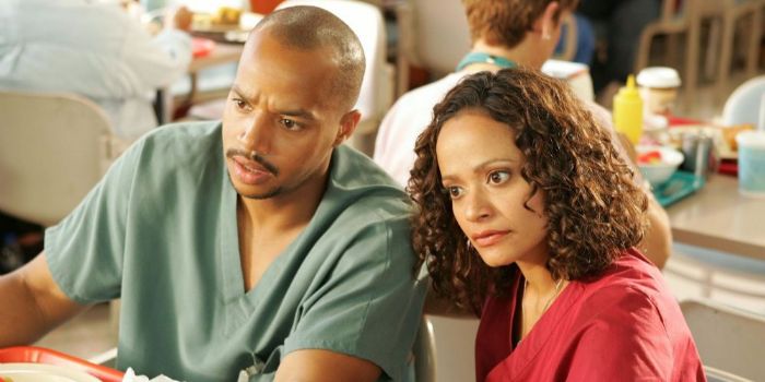 Donald Faison and Judy Reyes