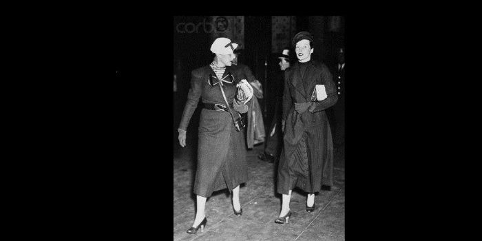 Katharine Hepburn and Laura Harding