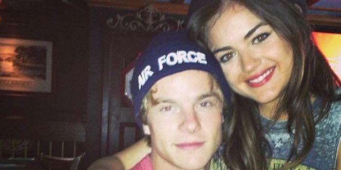 Graham Rogers and Lucy Hale