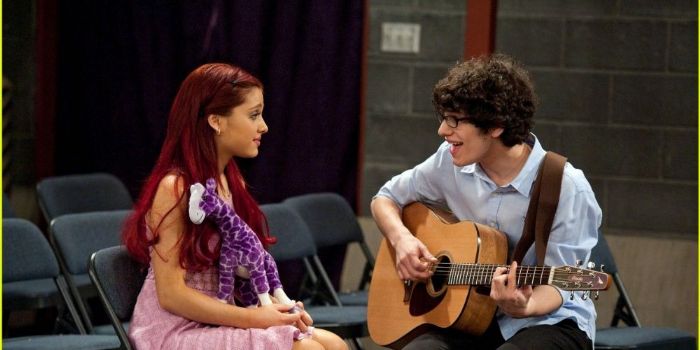 Matt Bennett and Ariana Grande