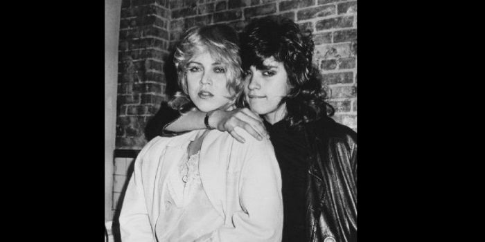 Gia Carangi and Sandy Linter