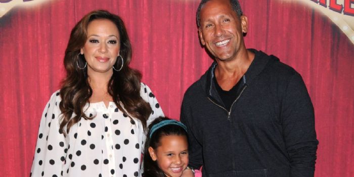 Angelo Pagan and Leah Remini