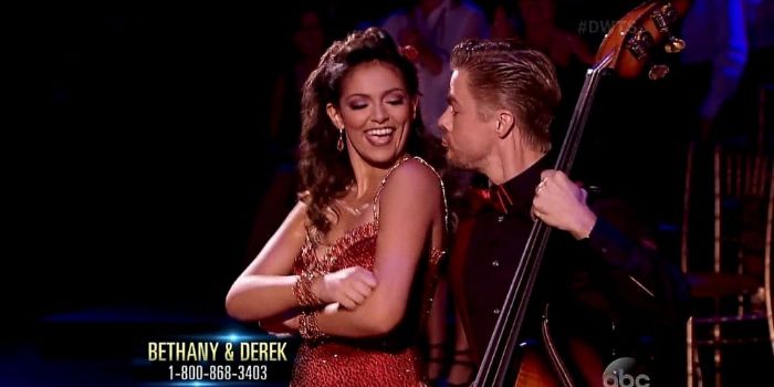 Derek Hough and Bethany Mota