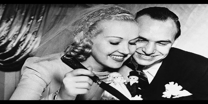 Betty Grable and Jackie Coogan
