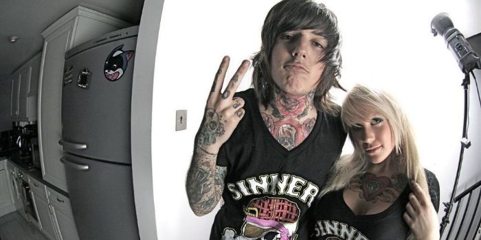 Sj Whiteley and Oliver Sykes