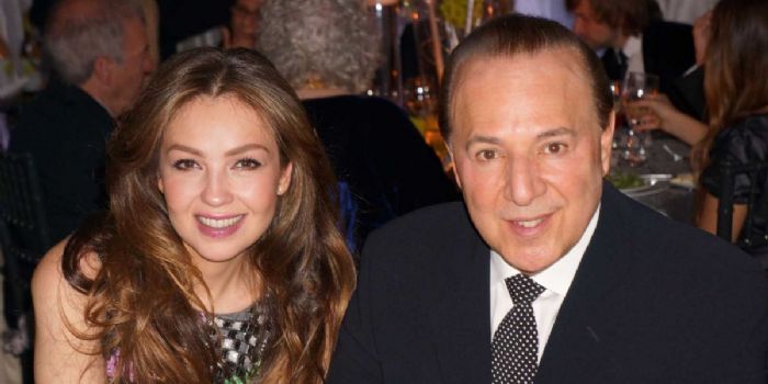 Thalia and Tommy Mottola