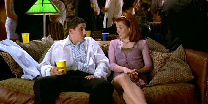 Alyson Hannigan and Jason Biggs