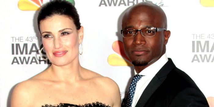 Idina Menzel and Taye Diggs