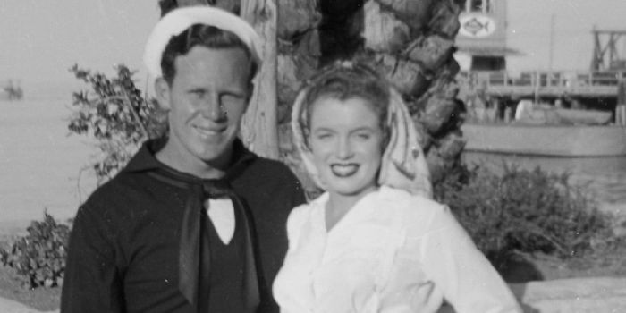 James Dougherty and Marilyn Monroe