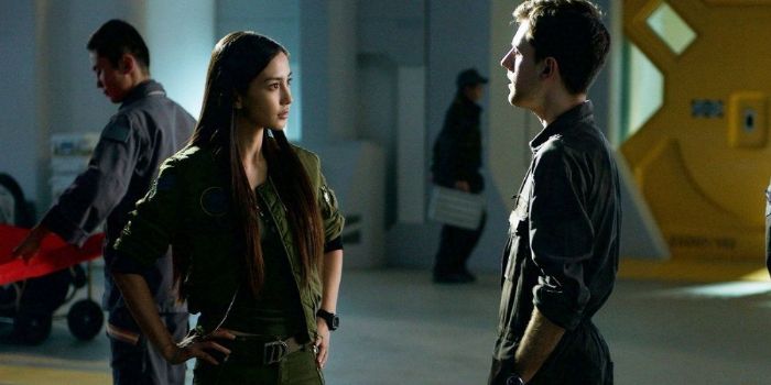 Travis Tope and Angelababy