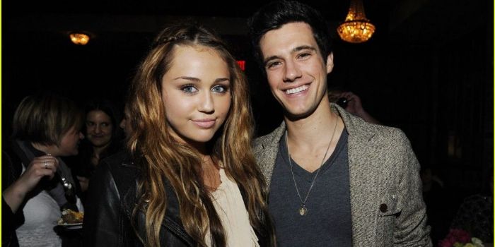 Drew Roy and Miley Cyrus