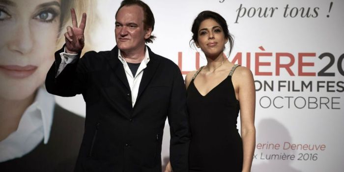 Quentin Tarantino and Daniela Pick