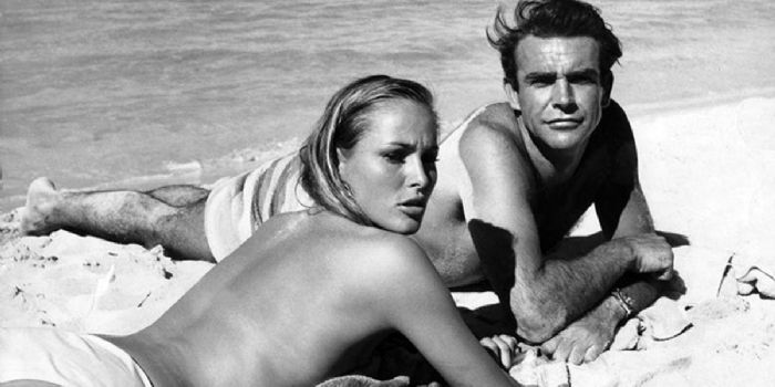 Ursula Andress and Sean Connery