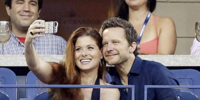 Debra Messing and Will Chase