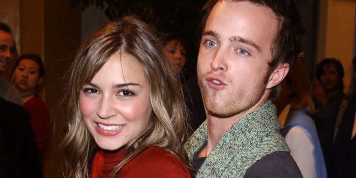 Samaire Armstrong and Aaron Paul