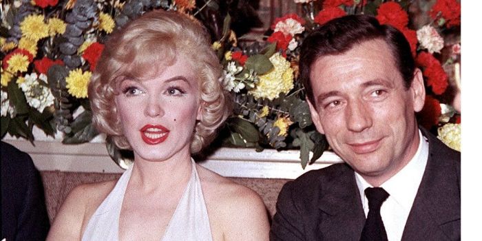 Marilyn Monroe and Yves Montand