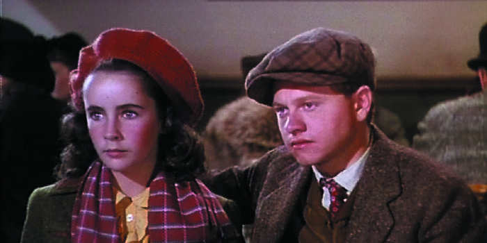 Mickey Rooney and Elizabeth Taylor
