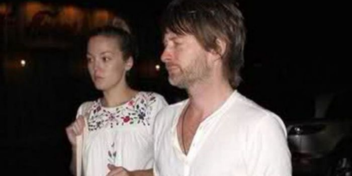 Thom Yorke and Rachel Owen