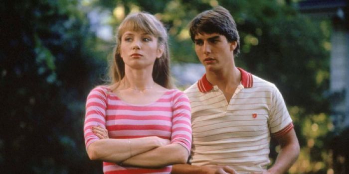 Rebecca De Mornay and Tom Cruise