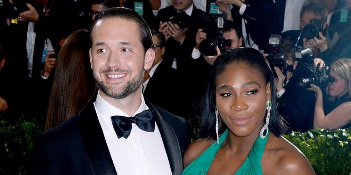 Serena Williams and Alexis Ohanian