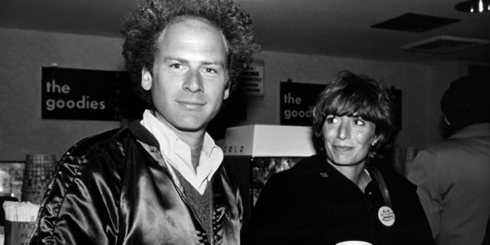 Penny Marshall and Art Garfunkel