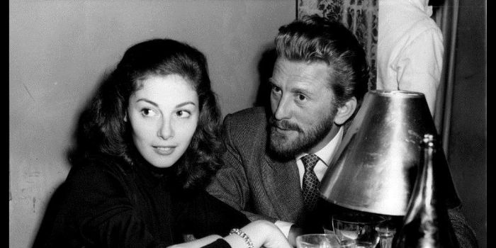 Kirk Douglas and Pier Angeli