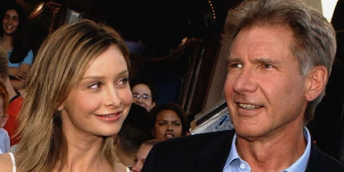 Calista Flockhart and Harrison Ford